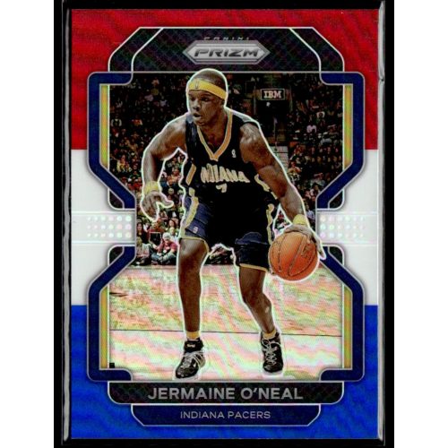 2021-22 Panini Prizm Red White and Blue Prizms #250 Jermaine O'Neal