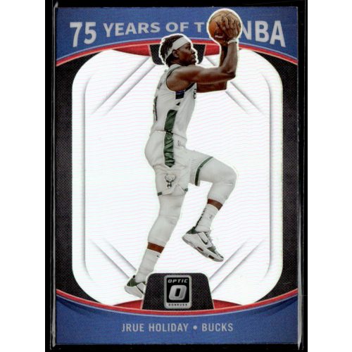 2021-22 Panini Prizm Optic 75 Years of the NBA  #34 Jrue Holiday