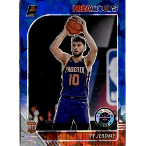 2019-20 Hoops Premium Stock Blue Cracked Ice Prizm #219 Ty Jerome