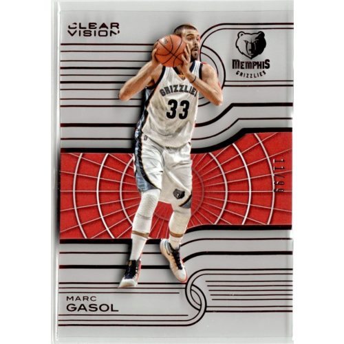 2015-16 Panini Clear Vision Red #13 Marc Gasol 11/99