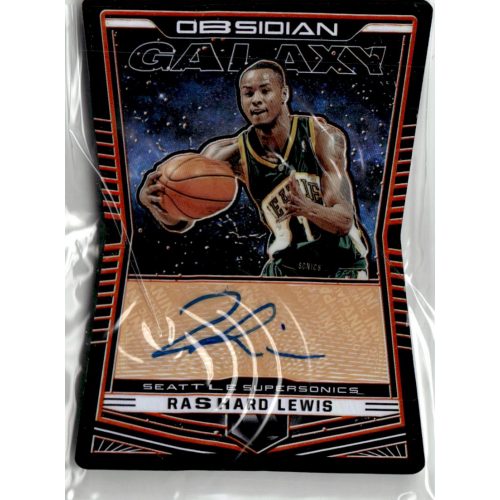 2018-19 Panini Obsidian Galaxy Autographs Electric Etch Orange  #GA-RLW Rashard Lewis 13/25