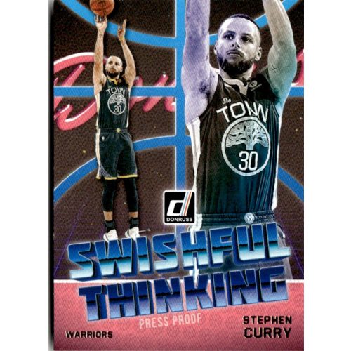 2018-19 Donruss Swishful Thinking Press Proof  #9 Stephen Curry