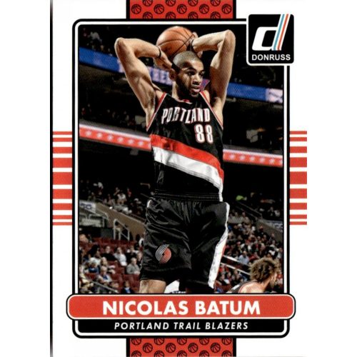 2014-15 Donruss  #155 Nicolas Batum