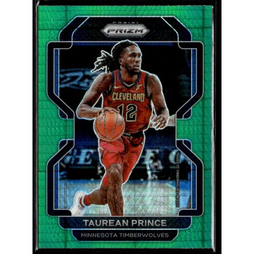 2021-23 Panini Prizm Green Hyper #159 Taurean Prince