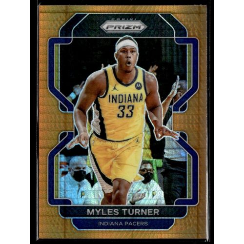 2021-23 Panini Prizm Orange Hyper #175 Myles Turner