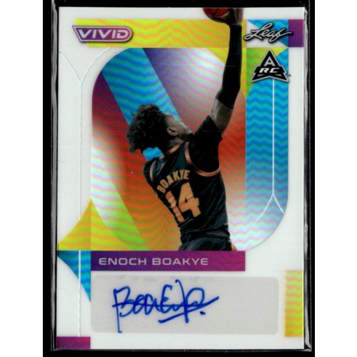 2023-23 LEAF VIVID Autographs White #BA-DL2 Enoch Boakye 01/25