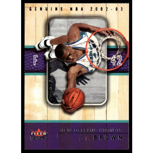 2002-2003 Fleer Genuine  #15 P.J. Brown