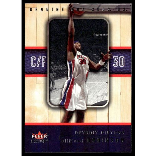 2002-2003 Fleer Genuine  #91 Clifford Robinson