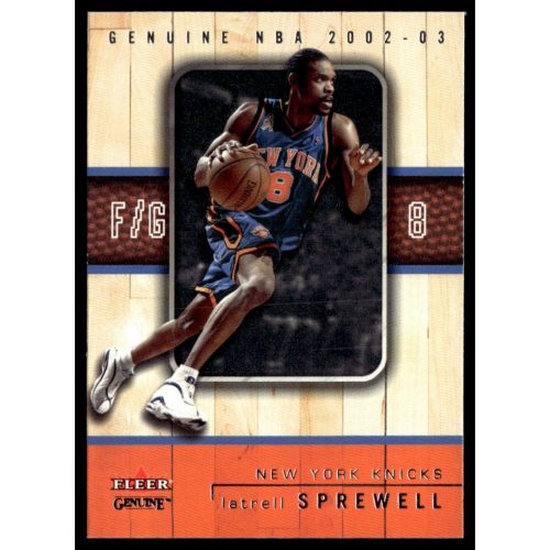 2002-2003 Fleer Genuine  #96 Latrell Sprewell