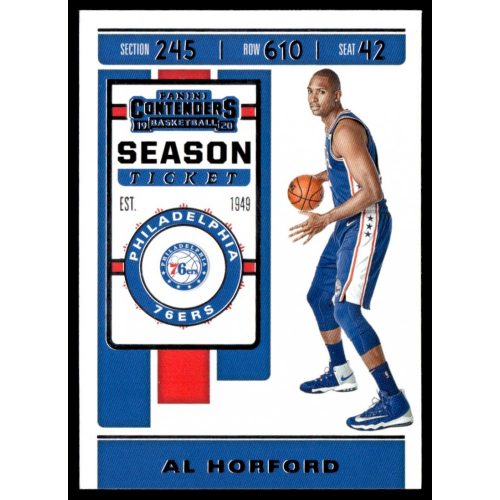 2019-20 Panini Contenders  #3 Al Horford