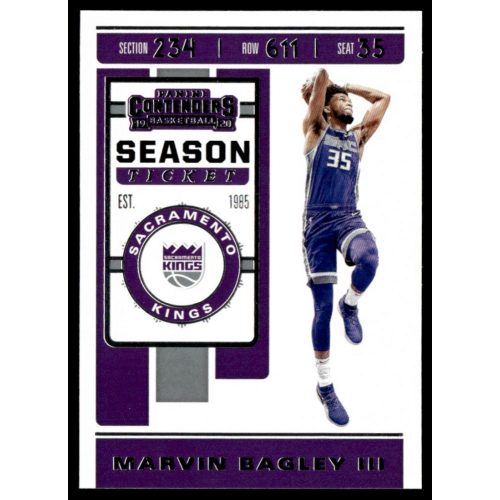 2019-20 Panini Contenders  #77 Marvin Bagley III