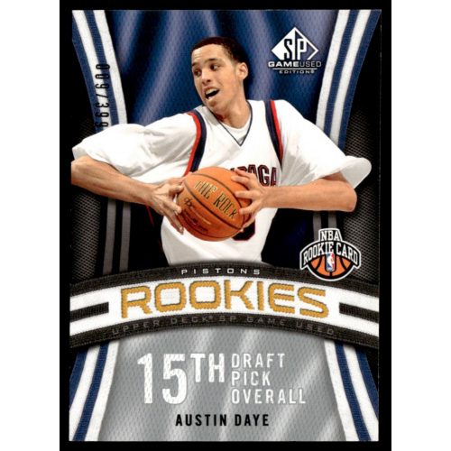 2009-10 SP Game Used  #124 Austin Daye 009/399