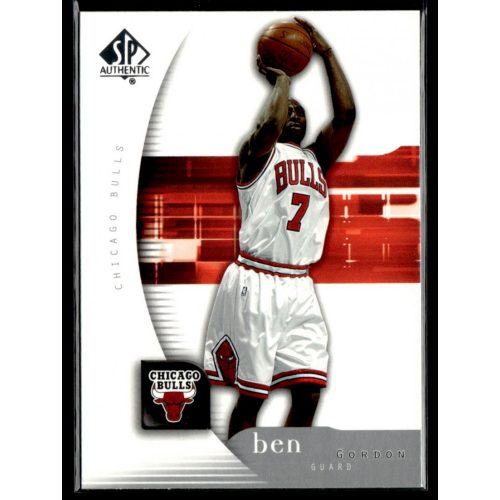 2005-06 SP Authentic  #10 Ben Gordon