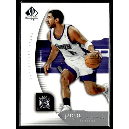 2005-06 SP Authentic  #75 Peja Stojakovic