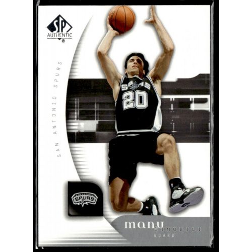 2005-06 SP Authentic  #76 Manu Ginobili