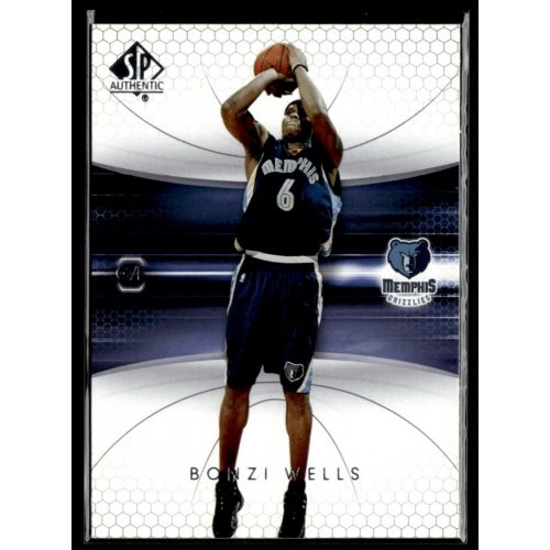 2005-06 SP Authentic  #40 Bonzi Wells