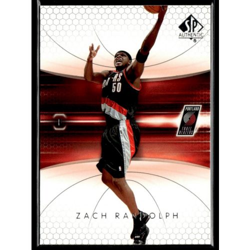 2005-06 SP Authentic  #72 Zach Randolph