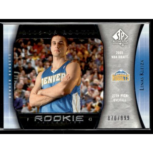 2005-06 SP Authentic  #136 Linas Kleiza 870/999