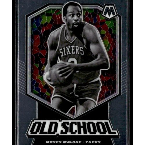 2019-20 Panini Mosaic Old School  #7 Moses Malone