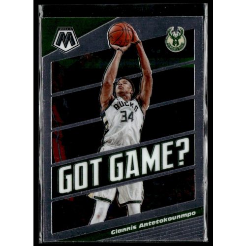 2019-20 Panini Mosaic Got Game?  #25 Giannis Antetokounmpo