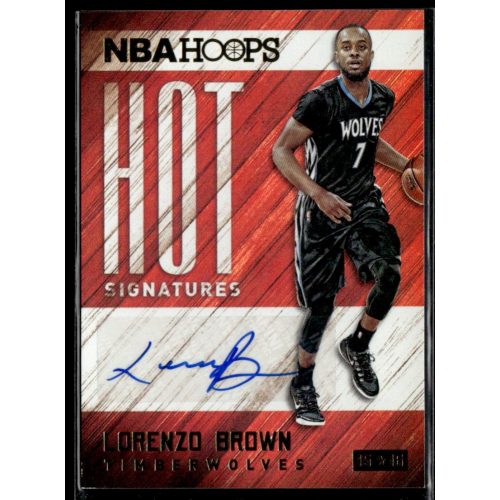 2015-16 Hoops Hot Signatures  #HS-LZB Lorenzo Brown