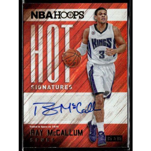 2015-16 Hoops Hot Signatures  #HS-RMC Ray McCallum