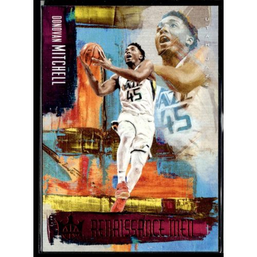 2018-19 Panini Court Kings Renaissance Men Ruby #18 Donovan Mitchell 42/99