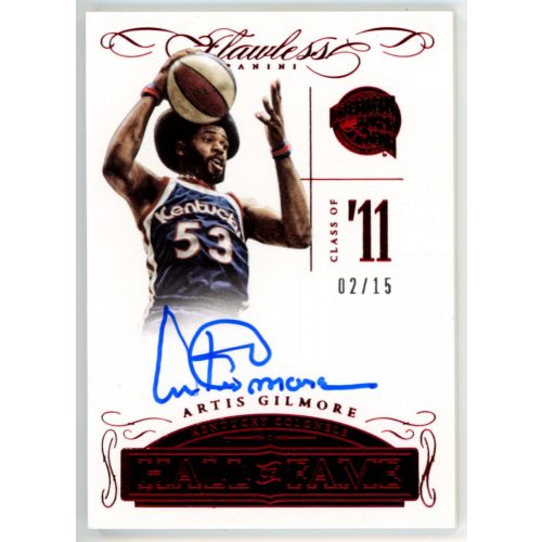 2015-16 Panini Flawless Hall of Fame Autographs Ruby  #HOF-AG Artis Gilmore 02/15