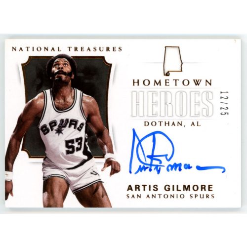 2017-18 Panini National Treasures Hometown Heroes Autographs Bronze  #HH-AGM Artis Gilmore 12/25