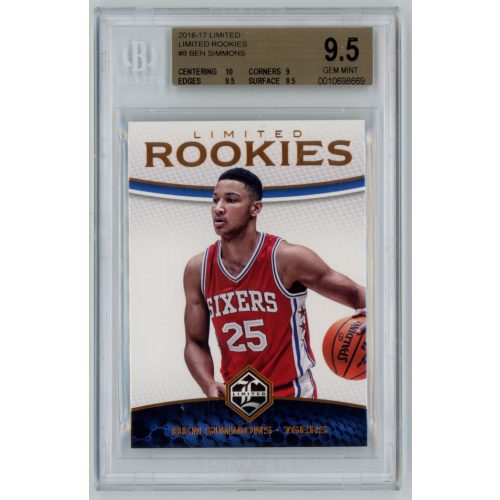 2016-06 Panini Limited Rookies BGS - 9.5 Gem Mint #8 Ben Simmons