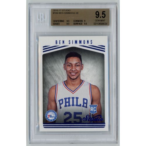 2016-06 Panini Studio BGS - 9.5 Gem Mint #184 Ben Simmons