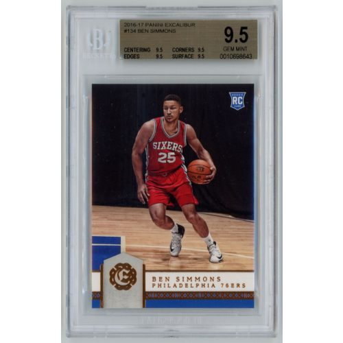 2016-06 Panini Excalibur BGS - 9.5 Gem Mint #134 Ben Simmons