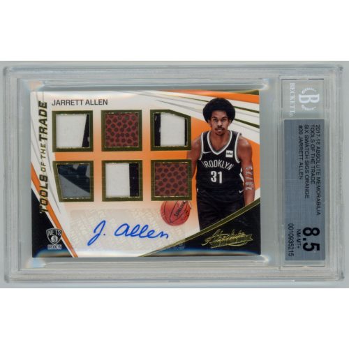 2017-06 Panini Absolute Memorabilia Tools of the Trade Six Swatch Signatures Orange BGS - 8.5 NM-MT+ #TT6-JA Jarrett Allen 20/25