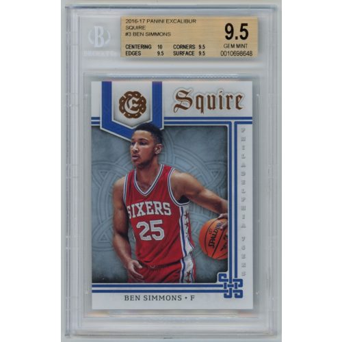 2016-06 Panini Excalibur Squire BGS - 9.5 Gem Mint #3 Ben Simmons