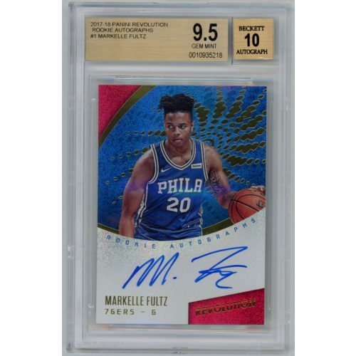 2017-06 Panini Revolution Rookie Autographs BGS - 9.5 Gem Mint ( AU 10 ) #RA-FUL Markelle Fultz