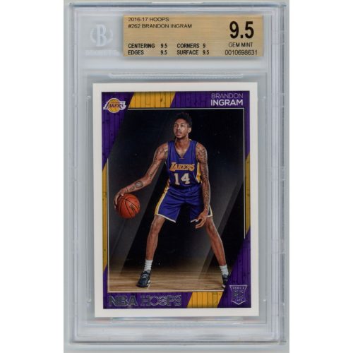 2016-06 Panini Hoops BGS - 9.5 Gem Mint #262 Brandon Ingram