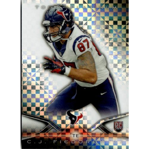 2014 Topps Platinum Xfractors #114 C.J. Fiedorowicz