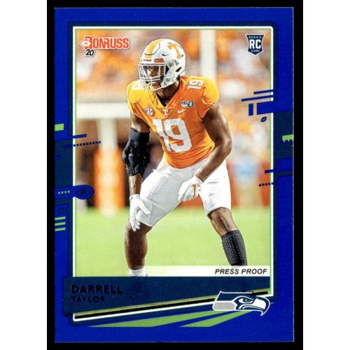 2020 Donruss Press Proof Blue  #286 Darrell Taylor