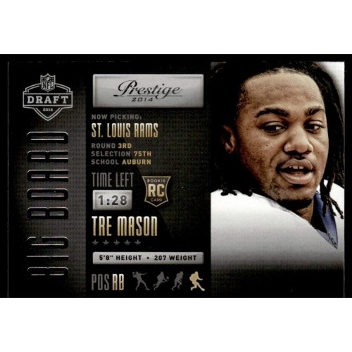 2014 Panini Prestige Draft Big Board  #20 Tre Mason