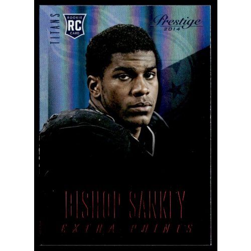 2014 Panini Prestige Extra Points Blue  #209 Bishop Sankey