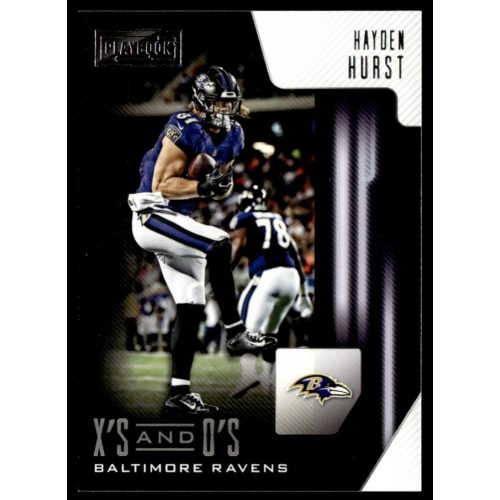 2018 Panini Playbook X's and O's  #38 Hayden Hurst