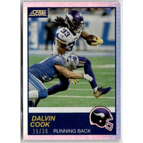 2019 Score 30th Anniversary  #235 Dalvin Cook 28/30