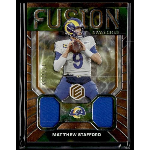 2022 Panini Elements Fusion Swatches Orange  #FS-18 Matthew Stafford 107/199