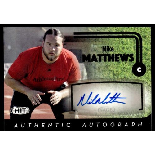 2016 SAGE HIT Autographs  #A78 Mike Matthews