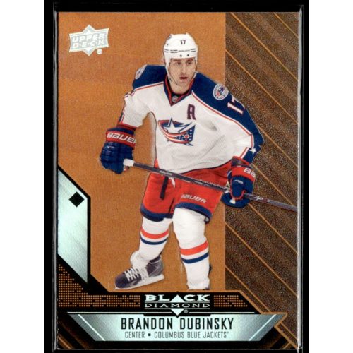 2014 Upper Deck Black Diamond Orange Single Diamond #4 Brandon Dubinsky