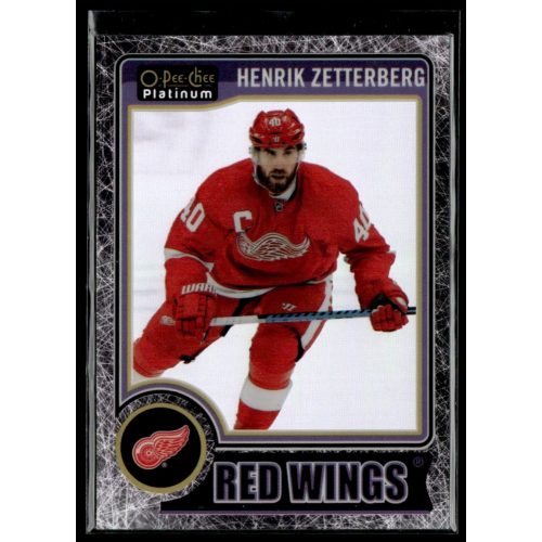 2014 O-Pee-Chee Platinum Black Ice  #112 Henrik Zetterberg 08/25