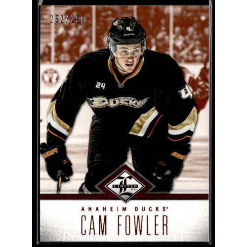 2012 Panini Limited  #72 Cam Fowler 252/299