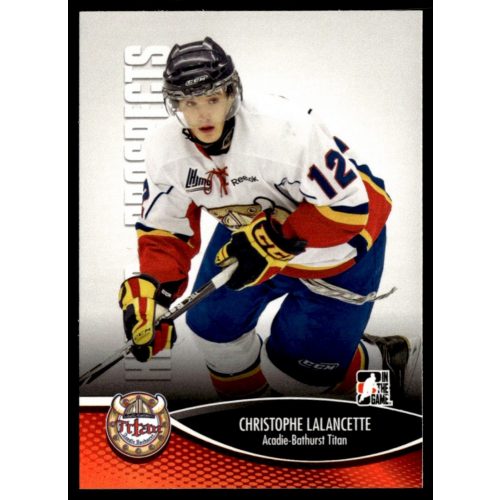 2012 In The Game Heroes and Prospects  #88 Christophe Lalancette