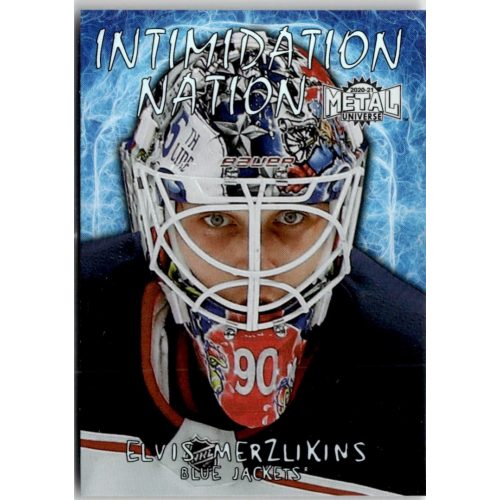 2020 Skybox Metal Universe Intimidation Nation  #IN-22 Elvis Merzlikins